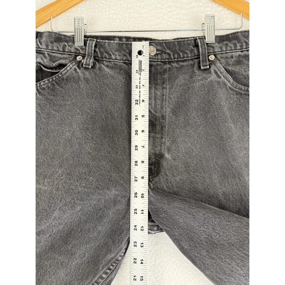 Vtg 1992 Levis 550 Jeans Mens 36 X 32 Gray Relaxed Fit Straight Zip Fly Made USA